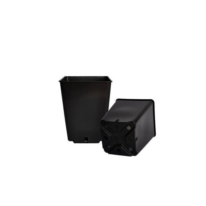 Doniczka kwadratowa produkcyjna wysoka 5,6L 19,5x19,5x23 cm
