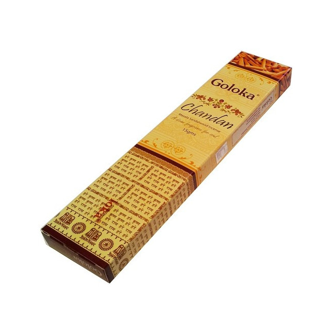 Kadzidełka GOLOKA Sandalwood 15g – naturalne drzewo sandałowe Indie