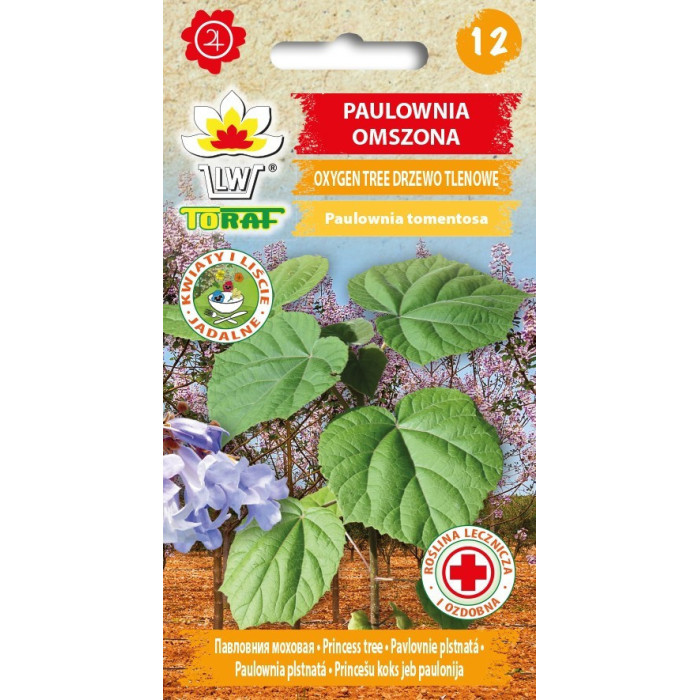 Paulownia omszona Oxygen Tree - Drzewo Tlenowe 0,1g TORAF