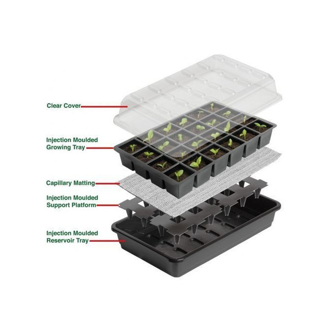 Samonawadniający propagator 37,5 x 23 x h16 cm Garland