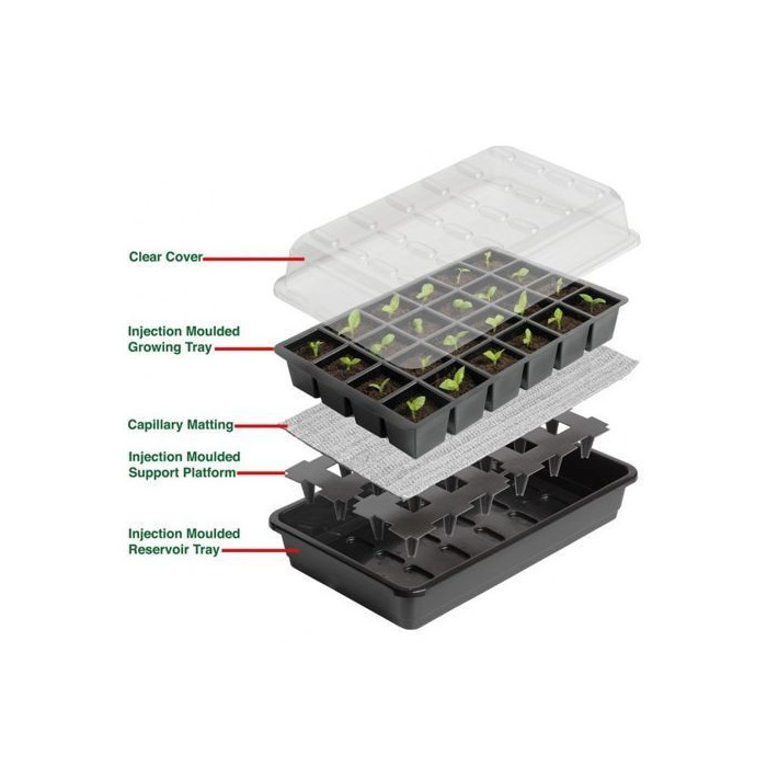 Samonawadniający propagator 37,5 x 23 x h16 cm Garland