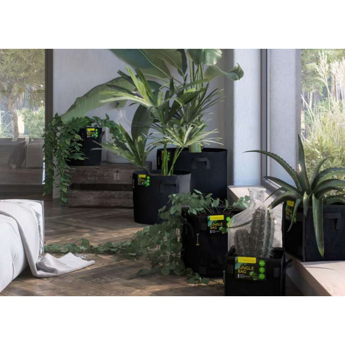 Herbgarden Jungle Bag Round 10L - doniczka materiałowa 24x24x22cm