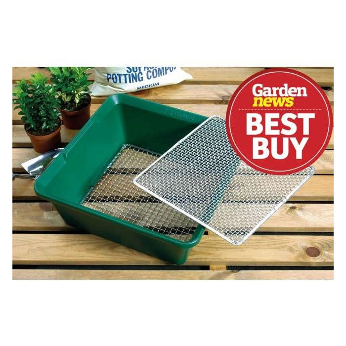 Sito ogrodnicze Garland do przesiewania ziemi kompostu 2w1 - wymienne oczka