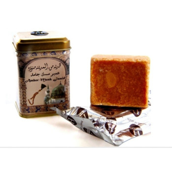 ARABSKI PERFUM Zapachowa kostka  AMBRA PIŻMO JAŚMIN 25g  HEMANI