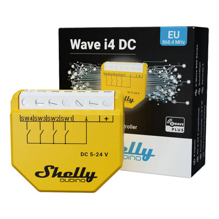 Sterownik shelly qubino wave i4 dc