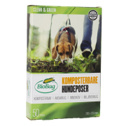 WORKI na psie odchody 100% BIODEGRADOWALNE i KOMPOSTOWALNE 20X32cm 50szt. BIOBAG DOG