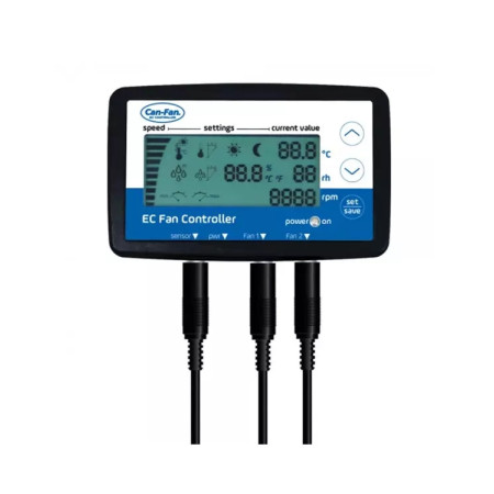CAN FAN LCD Controller - kontroler temperatury, wilgotności i prędkości wentylatorów EC