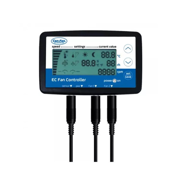 CAN FAN LCD Controller - kontroler temperatury, wilgotności i prędkości wentylatorów EC
