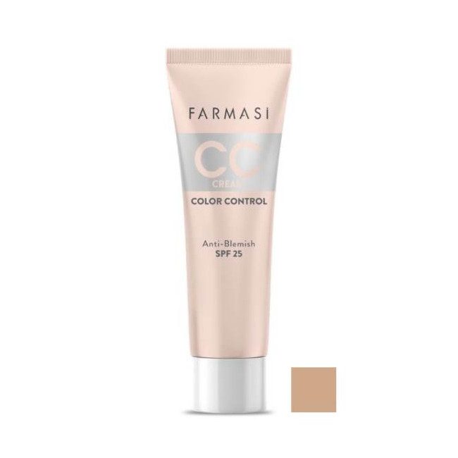 Krem CC SPF 25 odcień ŚREDNI 03 MEDIUM 50ml Farmasi