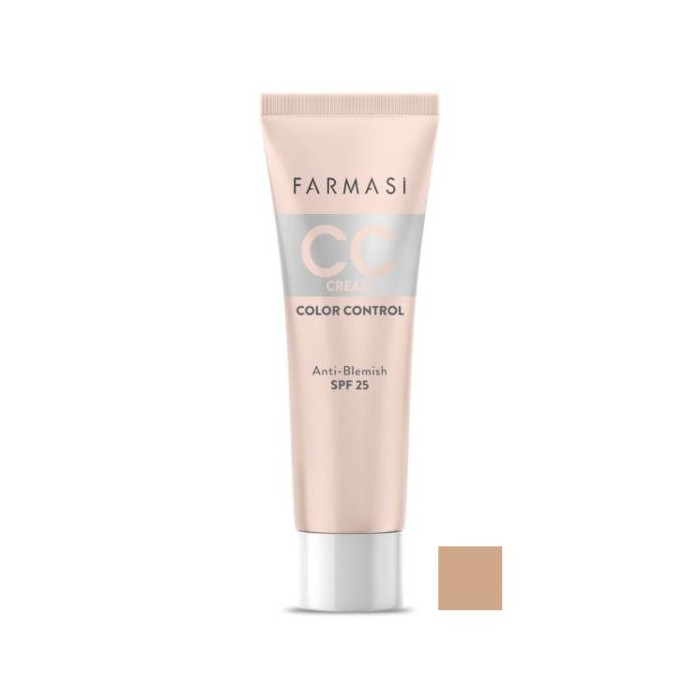 Krem CC SPF 25 odcień ŚREDNI 03 MEDIUM 50ml Farmasi