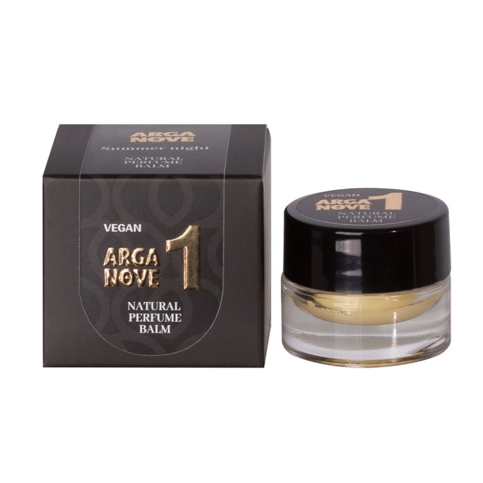 Perfum z balsamie SUMMER NIGHT nr 1 perfum wegański ARGANOVE