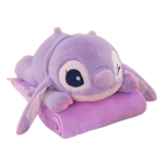 STITCH purple - maskotka z kocem w środku