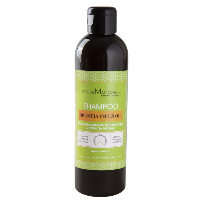 Regenerujący szampon do włosów z OLEJEM z OPUNCJI FIGOWEJ 250ml Beaute Marrakech
