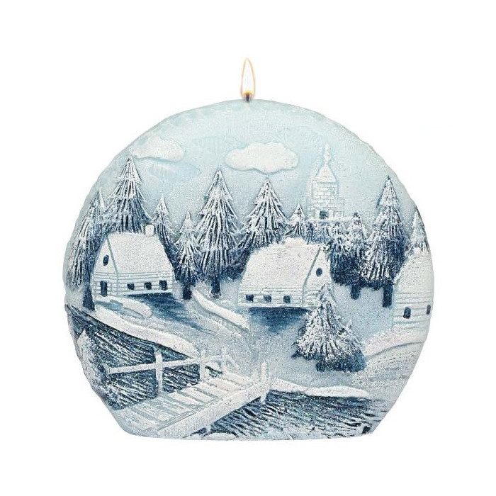 Świeca Winter Coming niebieska dysk 160/150/40 – Adpal