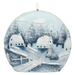 Świeca Winter Coming niebieska dysk 160/150/40 – Adpal