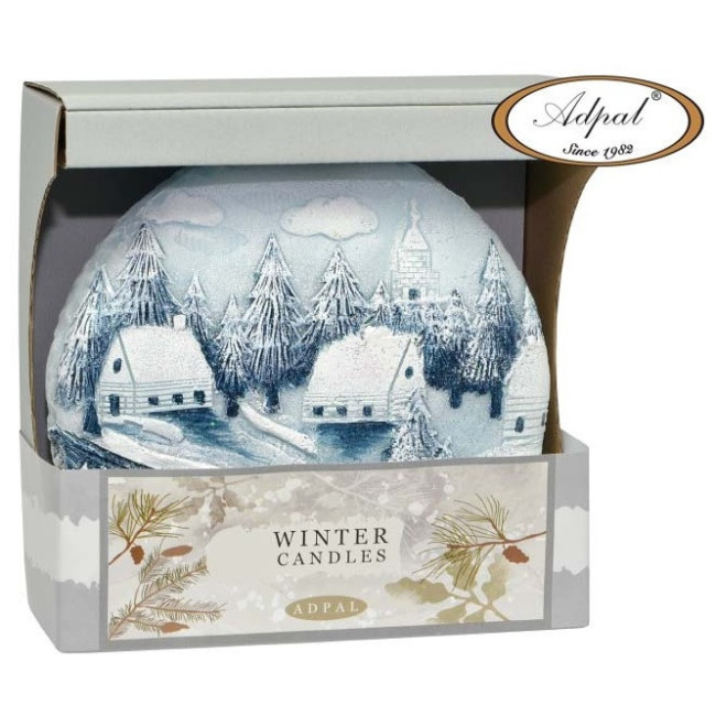 Świeca Winter Coming niebieska dysk 160/150/40 – Adpal