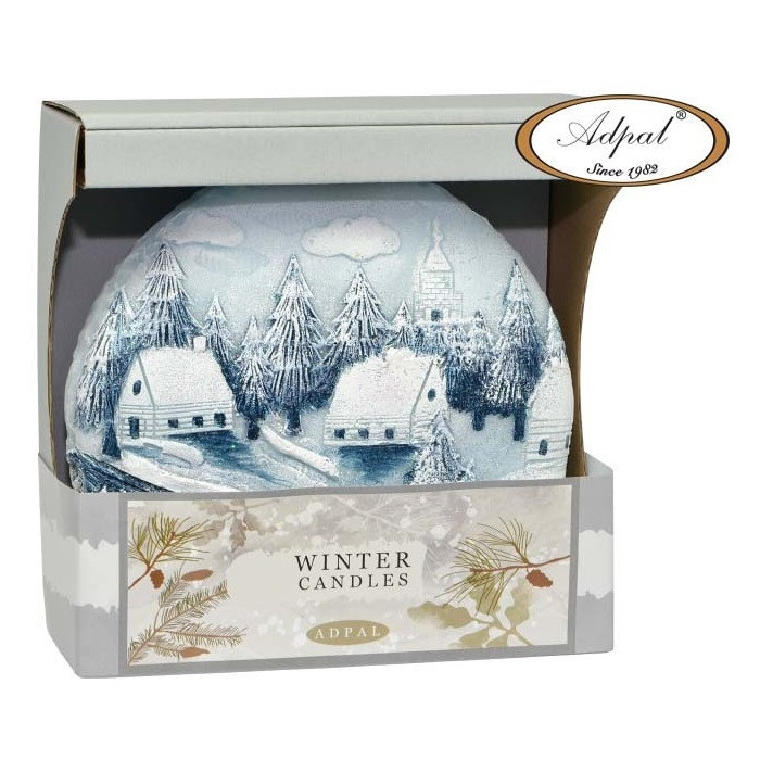 Świeca Winter Coming niebieska dysk 160/150/40 – Adpal