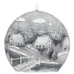 Świeca Winter Coming szara dysk 160/150/40 – Adpal