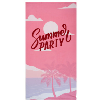Ręcznik plażowy SUMMER PARTY 70x140cm mikrofibra