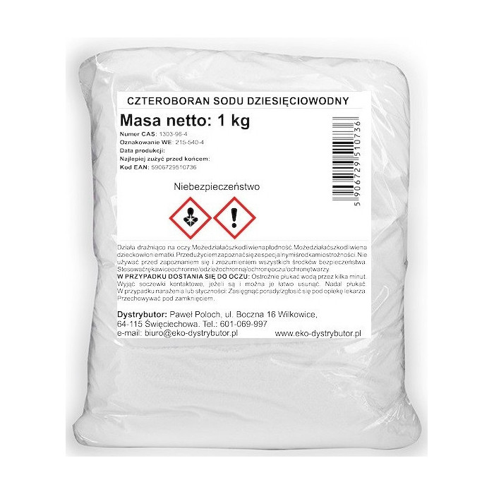 BORAX 10-wodny ekologiczny środek czyszczący 1kg Wild Nature