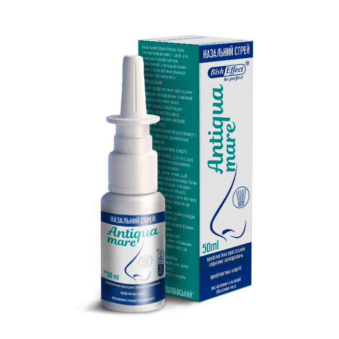 Spray do nosa z Biszofitem Antiqua Mare 50ml BishEffect