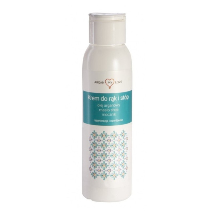 Krem do rąk i stóp Argan My Love 100 ml – z mocznikiem i masłem shea