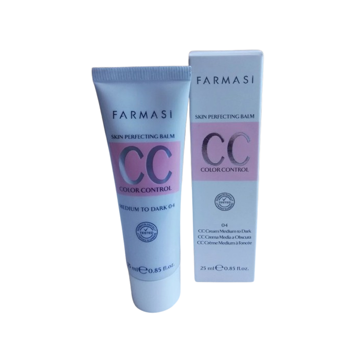 Krem CC odcień SPF 25 ŚREDNI/CIEMNY 04 MEDIUM to DARK 50ml Farmasi