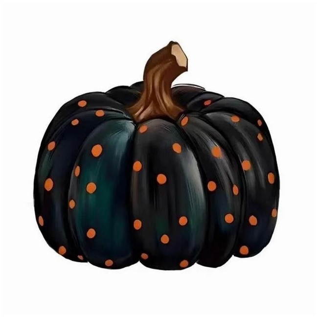 Poszewka dekoracyjna na poduszkę HALLOWEEN Black Pumpkin 40x40cm