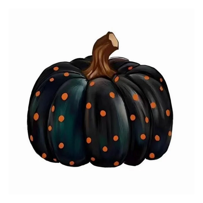 Poszewka dekoracyjna na poduszkę HALLOWEEN Black Pumpkin 40x40cm