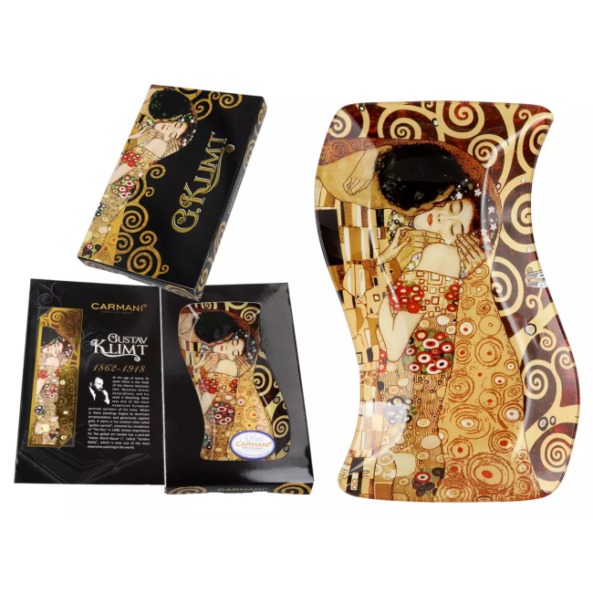 Talerz dekoracyjny POCAŁUNEK Gustav Klimt