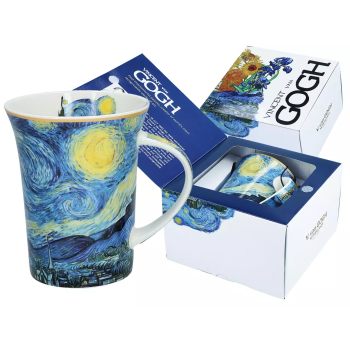 Kubek GWIAŹDZISTA NOC Vincent van Gogh 350ml CARMANI