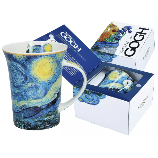 Kubek GWIAŹDZISTA NOC Vincent van Gogh 350ml CARMANI