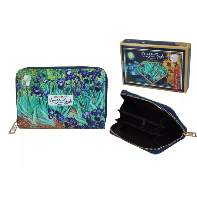 Portfel na suwak IRYSY Vincent van Gogh CARMANI