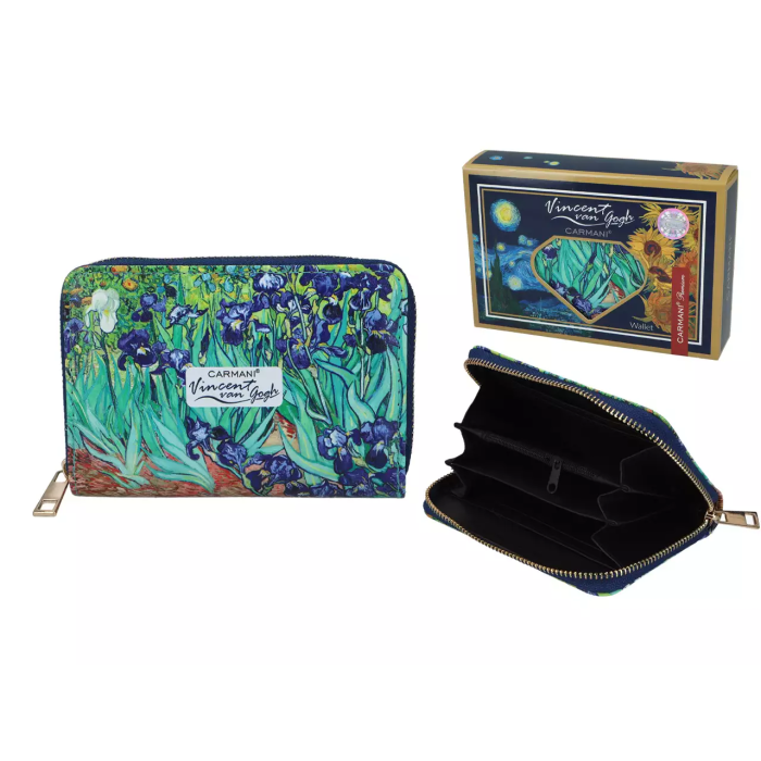Portfel na suwak IRYSY Vincent van Gogh CARMANI