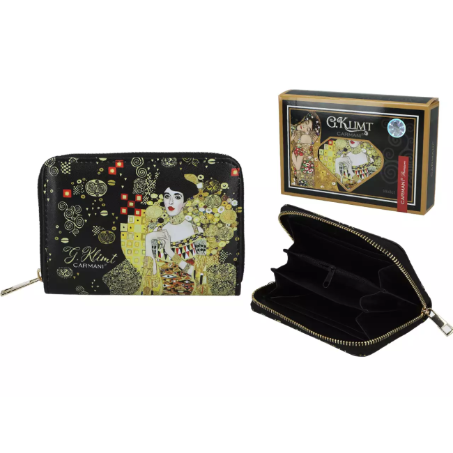 Portfel na suwak ADELA Gustav Klimt CARMANI
