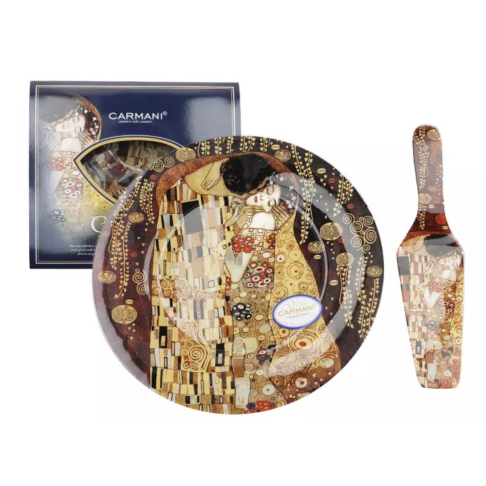 Portfel na suwak POCAŁUNEK Gustav Klimt CARMANI