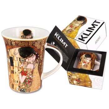 Kubek POCAŁUNEK Gustav Klimt 350ml CARMANI