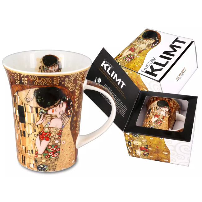 Kubek POCAŁUNEK Gustav Klimt 350ml CARMANI