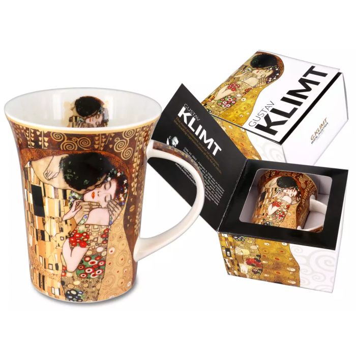 Kubek POCAŁUNEK Gustav Klimt 350ml CARMANI