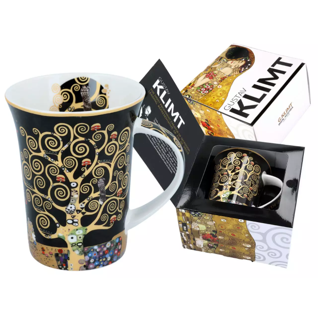 Kubek DRZEWO ŻYCIA Gustav Klimt 350ml CARMANI