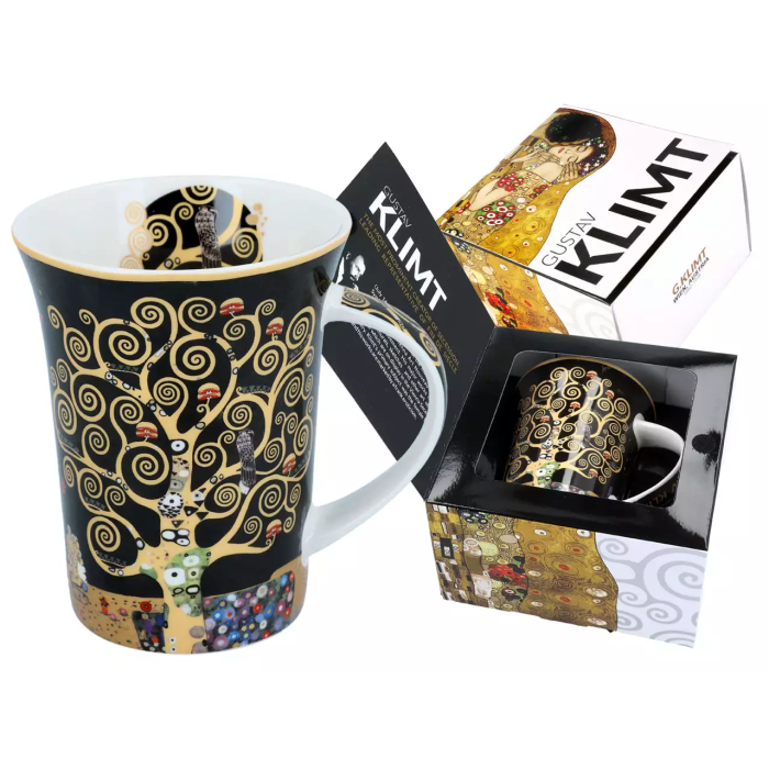 Kubek DRZEWO ŻYCIA Gustav Klimt 350ml CARMANI