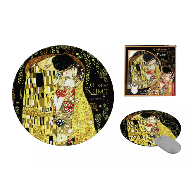 Podkładka pod mysz komputerową POCAŁUNEK Gustav Klimt CARMANI