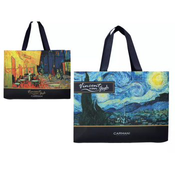Torba na zakupy Vincent Van Gogh Taras kawiarni + Gwiaździsta noc CARMANI