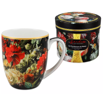 Kubek Camio Jan Davidszoon de Heem KWIATY BAROKOWE 400ml Carmani