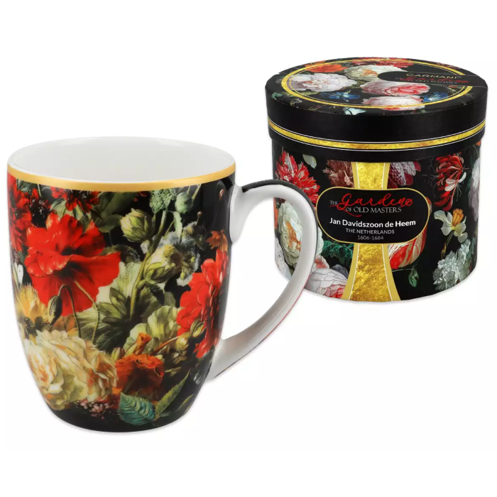 Kubek Camio Jan Davidszoon de Heem KWIATY BAROKOWE 400ml Carmani