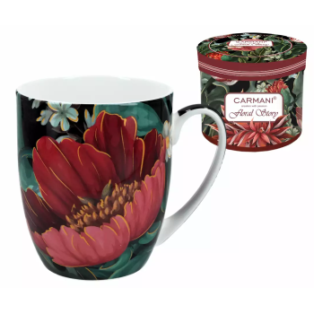 Kubek Camio FLORAL STORY Peony 400ml Carmani