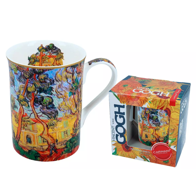 Kubek Vincent van Gogh OGRÓD 360ml Carmani
