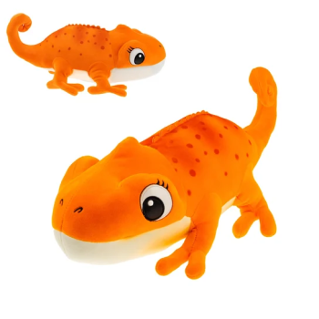 Maskotka z kocem KAMELEON POMARAŃCZOWY