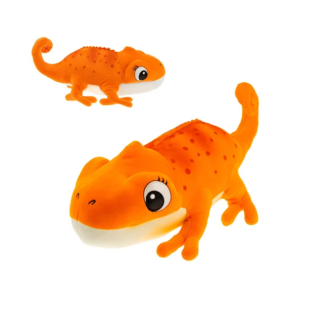Maskotka z kocem KAMELEON POMARAŃCZOWY