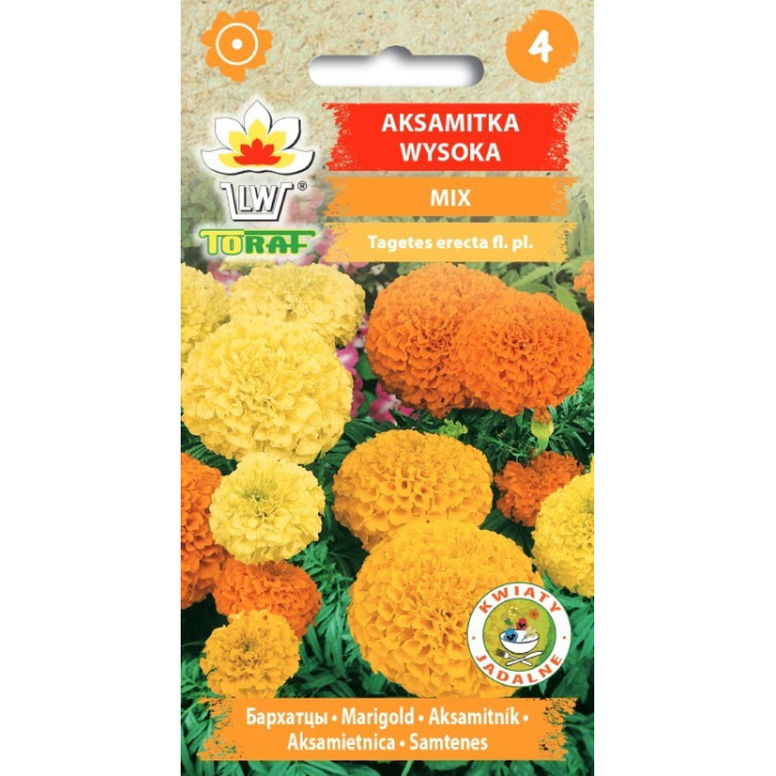 Aksamitka wysoka MIX 1g TORAF